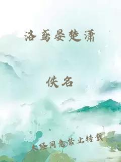 洛鸢晏楚潇